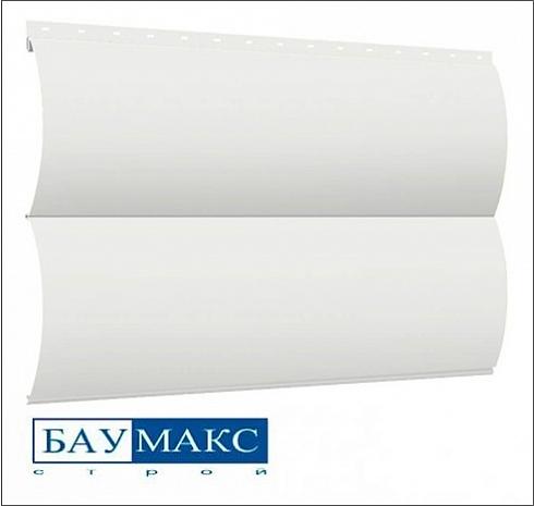 Сайдинг металлический БРЕВНО Белый RAL 9003 ПЭ